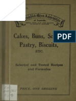 Cakes Buns Scones Pastry, Biscuits,: Etc. Selected and Tested Recipes and Formulas