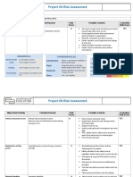 Project HS Risk Assessment