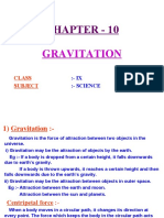 IX 10 Gravitation