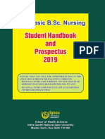 BSC Nursing Prospectus Dated 24-5-18