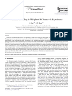 Plate End Debonding in FRP-plated RC Beams-I: Experiments: J. Yao, J.G. Teng