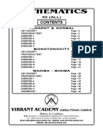 Application of Derivative