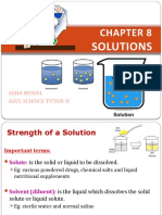 Solutions: Asha Russel Asst. Science Tutor A'