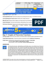 Day 1: Graphs of Piecewise Functions: Module Info Attachments Pages Others Qty