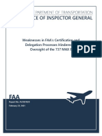 FAA Certification of 737 MAX Boeing II Final Report 2-23-2021