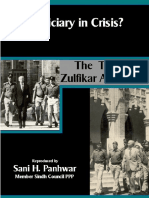 A Judiciary in Crisis Trial of Zulfikar Ali Bhutto