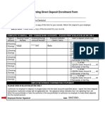 Onboarding Direct Deposit Enrollment Form: The Halal Shack Thanusha Dantuluri