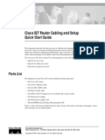 Cisco 827 Router Cabling and Setup Quick Start Guide: Parts List