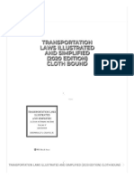 Transportation Laws Illustrated and Simplified (2020 Edition) Cloth Bound