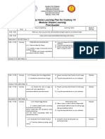 Weekly Home Learning Plan For Cookery 10 Modular Distant Learning First Quarter