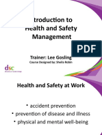 Introduction To Health and Safety Management