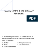 Quality Control-RED PACOP