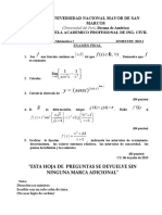 Examen Final 2015-I