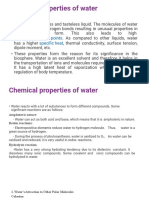 Physical Properties of Water: Melting and Boiling Points Specific Heat