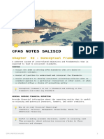 Cfas Notes Salisid: Chapter 02: Conceptual Framework