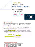 Topic: General Organic Chemistry-I