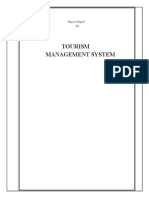 Tourism Management System: Project Report On