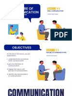 Lecture 1-1 Nature and Process of Communication