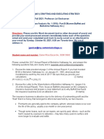 MGMT 702 Fall 2021 Research and Case Analysis No. 1 (10%) Part B (Warren Buffett and Berkshire Hathaway Inc.) - Questions