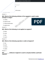 Computer Graphics Solved Mcqs Set 25