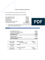 CHAPTER 16 - DIVIDENDS - Problem 3 - Computations - Page 597-599