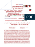 Denial of Right Warning of Arrest Intent To Lien Affidavit of Complaint Walmart GM Lee Store 2360 in Georgia Master Copy Islam Going Live Asap