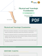 ISMT12 - Day 112 - Fardhian - Physical and Neurologic Examination