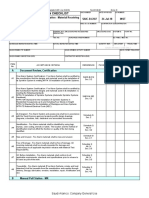 Saudi Aramco Inspection Checklist