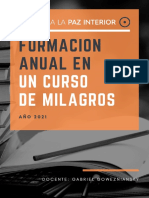 Un Curso de Milagros - Formación Anual 2021