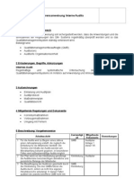 QM-Verfahrensanweisung Audit