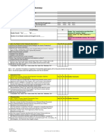 Supplier Control Plan: Audit Summary