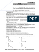 MECHANICAL WAVE-SHEET: 6 (Lecture - 6) Level - I: Page 1 of 4 CPP - Sankalp - Mw-6-Ph-Iv