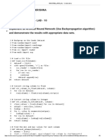 REG NO. 18MIS7099 Machine Learning - Lab - 10 Name: Dana Vamsi Krishna