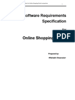 Software Requirements Specification: Online Shopping Portal