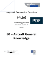 PPL (A) : ECQB-PPL Examination Questions