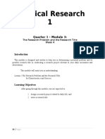 Practical Research 1 LAS Weeks 3 and 4