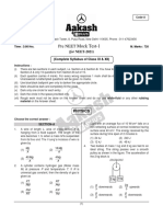 Mock Test-1: Pre Neet