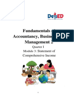 Fundamentals of Accountancy, Business and Management 2: Statement of Comprehensive Income