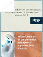 IWGDF Guidelines On The Prevention and Management of Diabetic Foot Disease 2019