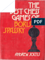 Soltis The Best Chess Games of Boris Spassky