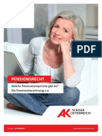 Pensionsrecht 2018