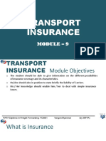 Module 9 Transport Insurance