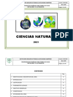 Plan de Área C. Naturales 2021