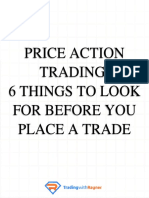 Price Action Trading - 6 Things To Look For Before You Place A Trade