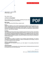 Sample Letter of Appointment - PDF Version 1