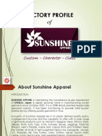 Sunshine Apparel, Rampura, Dhaka - Factory Profile