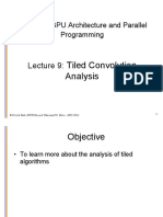 GPU Architecture and Parallel Programming: Tiled Convolution Analysis