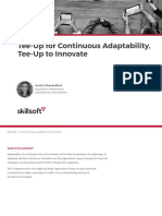 Tee-Up For Continuous Adaptability, Tee-Up To Innovate: White Paper