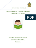 Self Learning Kit For English GRADE 08 - 3 Term: Path To Success - Study Pack
