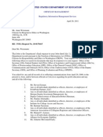 CREW: Department of Education: Regarding For-Profit Education: 4/28/2011 - FOIA Response